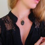 Colgante Obsidiana Dorada