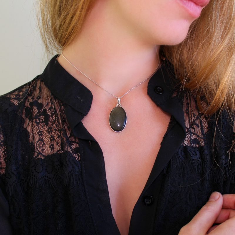 Colgante Obsidiana Dorada Colgante Obsidiana Dorada