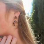 Pendientes Cuarzo Ahumado