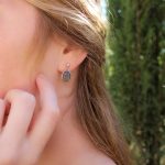 Pendientes Cuarzo Turmalinado