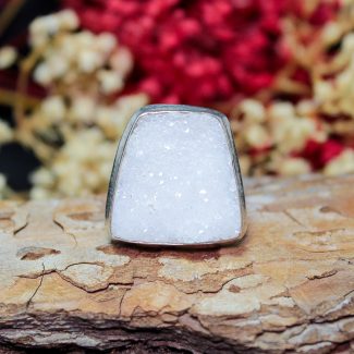 Anillo Cuarzo Drusa