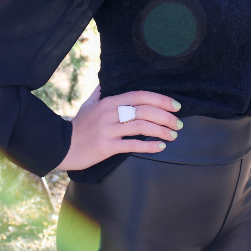 Anillo Cuarzo Drusa Anillo Cuarzo Drusa