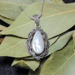 Colgante Perla con Marquesitas