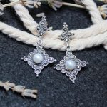 Pendientes Perlas con Marquesitas