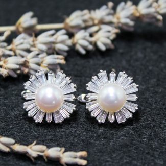 Pendientes Perlas con Circonitas