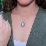 Colgante Perla con Marquesitas