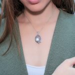 Colgante Perla con Marquesitas