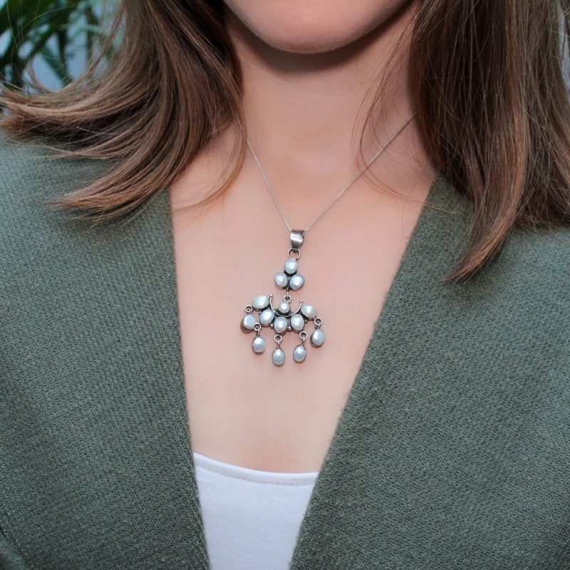 Colgante Perlas