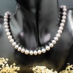 Collar Perlas Grises 9mm