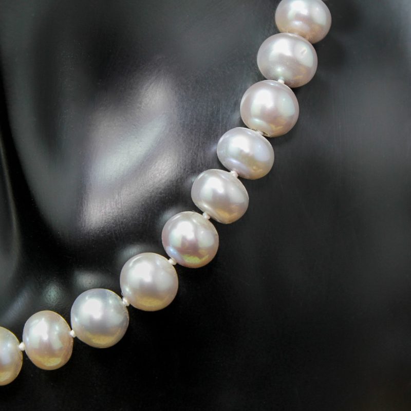 Collar Perlas Grises 9mm Collar Perlas Grises 9mm