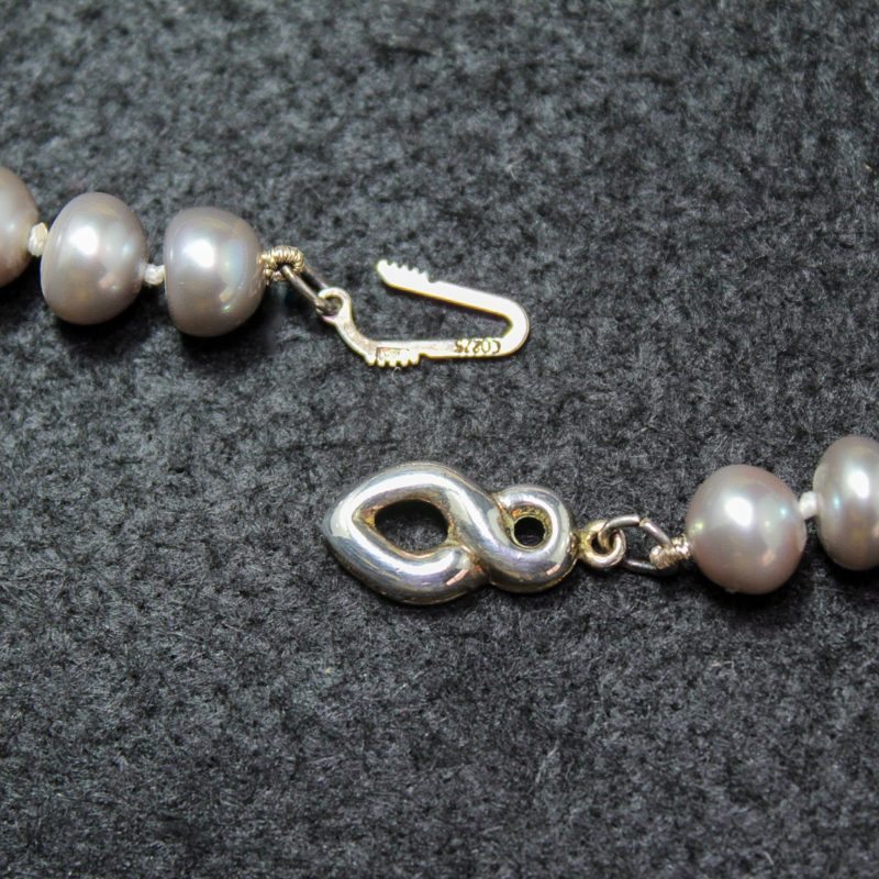 Collar Perlas Grises 9mm Collar Perlas Grises 9mm