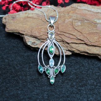 Colgante Turmalina Verde