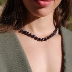 Collar Perlas Negras 10mm