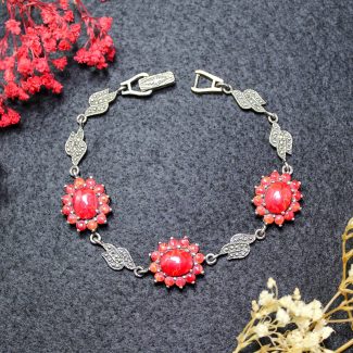Pulsera Coral y Marquesitas