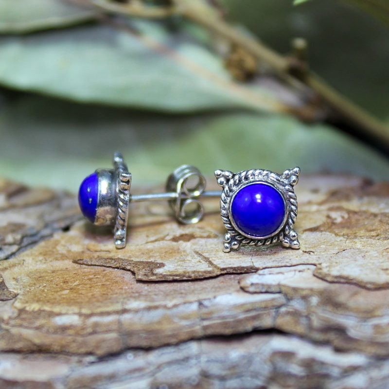 Pendientes Lapislázuli Timón Pendientes Lapislázuli Timón