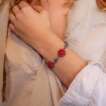 Pulsera Coral y Marquesitas