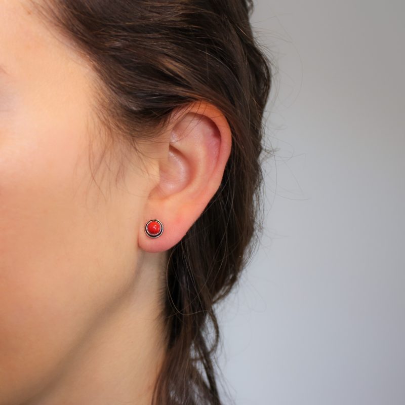 Pendientes Coral