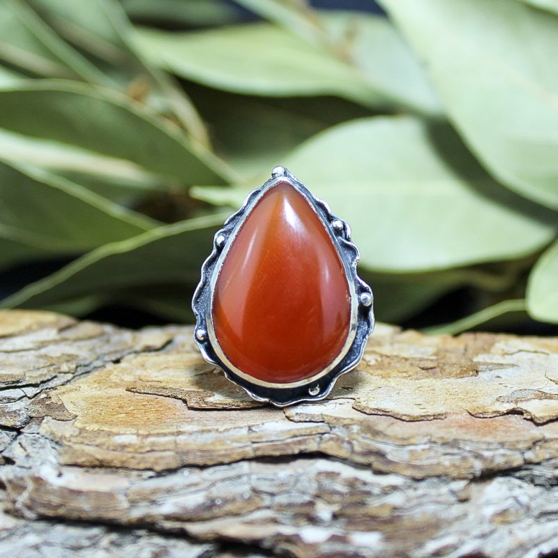 Anillo Carneola