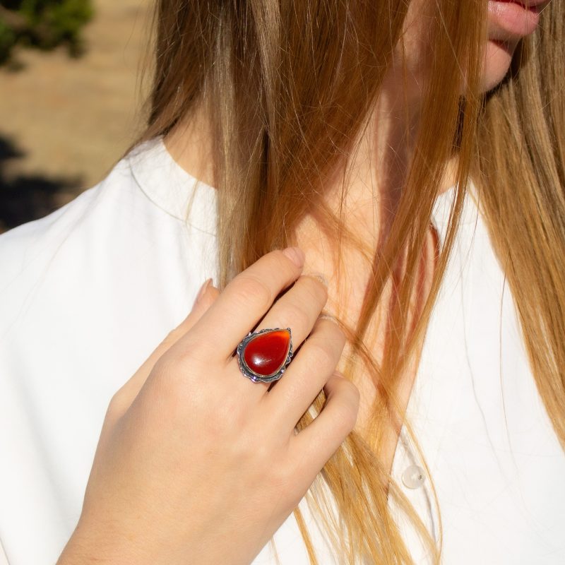 Anillo Carneola
