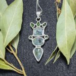 Colgante Prehnita y Peridoto
