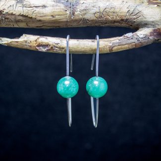 Pendientes Cuarzo Verde
