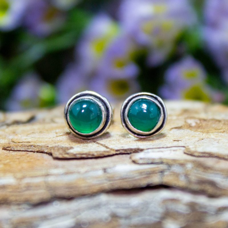 Pendientes Onix Verde Pendientes Onix Verde