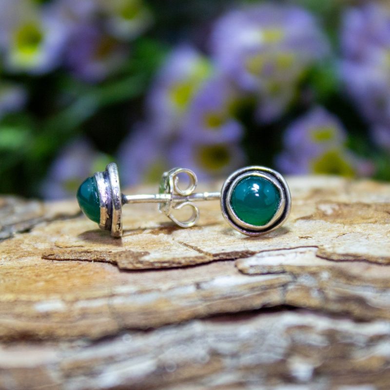 Pendientes Onix Verde Pendientes Onix Verde