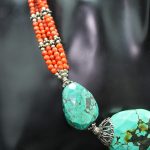 Collar Turquesas y Coral