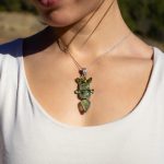 Colgante Prehnita y Peridoto