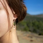 Pendientes Peridoto y Perlas