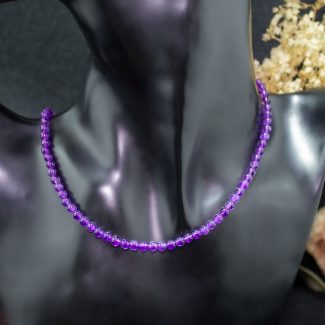 Collar Amatistas 6mm