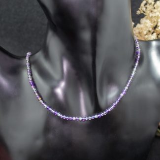 Collar Amatistas 3mm