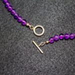 Collar Amatistas 5mm