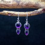 Pendientes Amatista