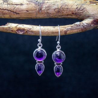 Pendientes Amatista