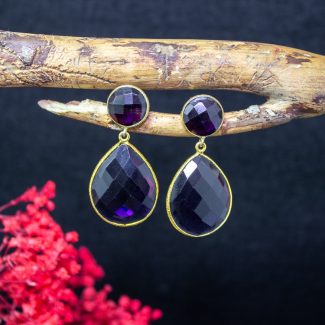 Pendientes Amatista