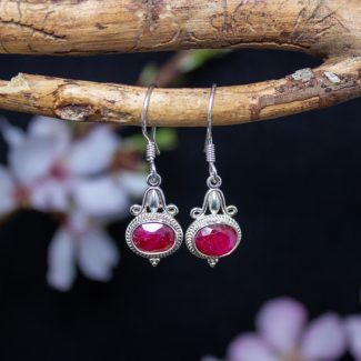 Pendientes Rubí