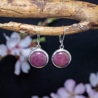 Pendientes Rubí