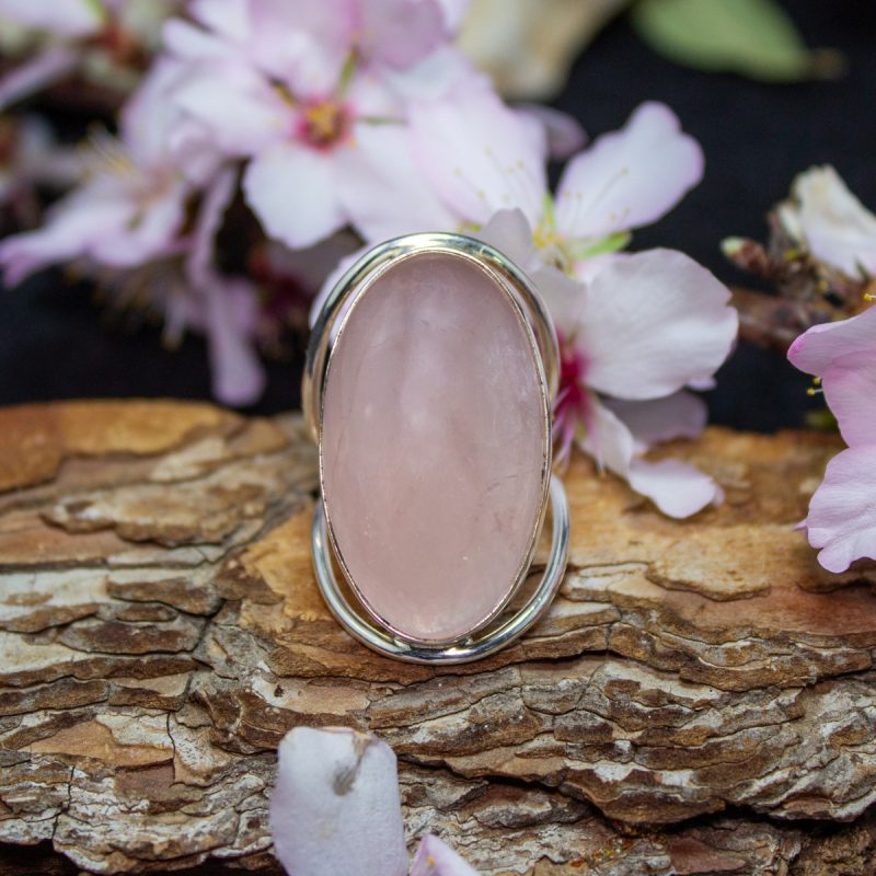Anillo Cuarzo Rosa