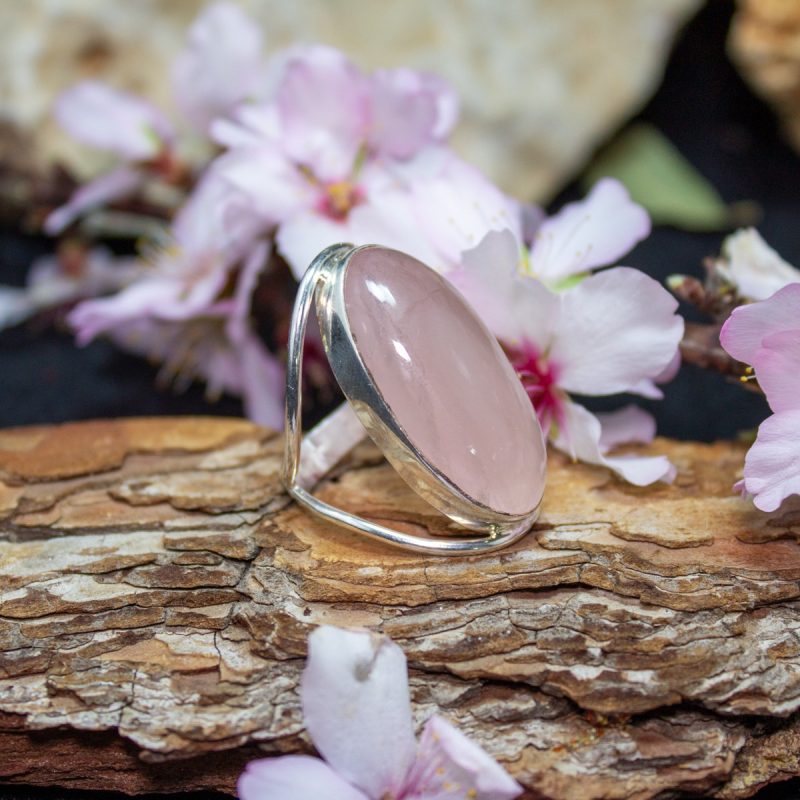 Anillo Cuarzo Rosa