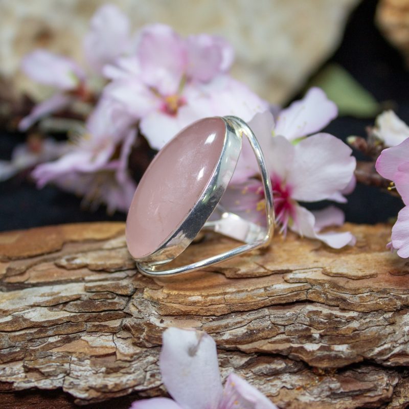 Anillo Cuarzo Rosa
