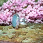 Anillo Aguamarina