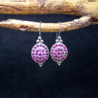 Pendientes Rubí