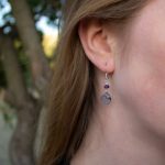Pendientes Fluorita, Amatista y Amazonita