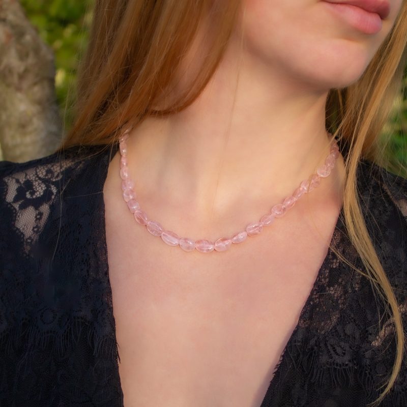 Collar Cuarzo Rosa Collar Cuarzo Rosa