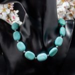 Collar Turquesa y Perlas