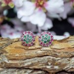 Pendientes Rubí y Esmeralda