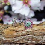 Pendientes Rubí y Esmeralda