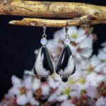 Pendientes Agata Negra y Piedra de Luna