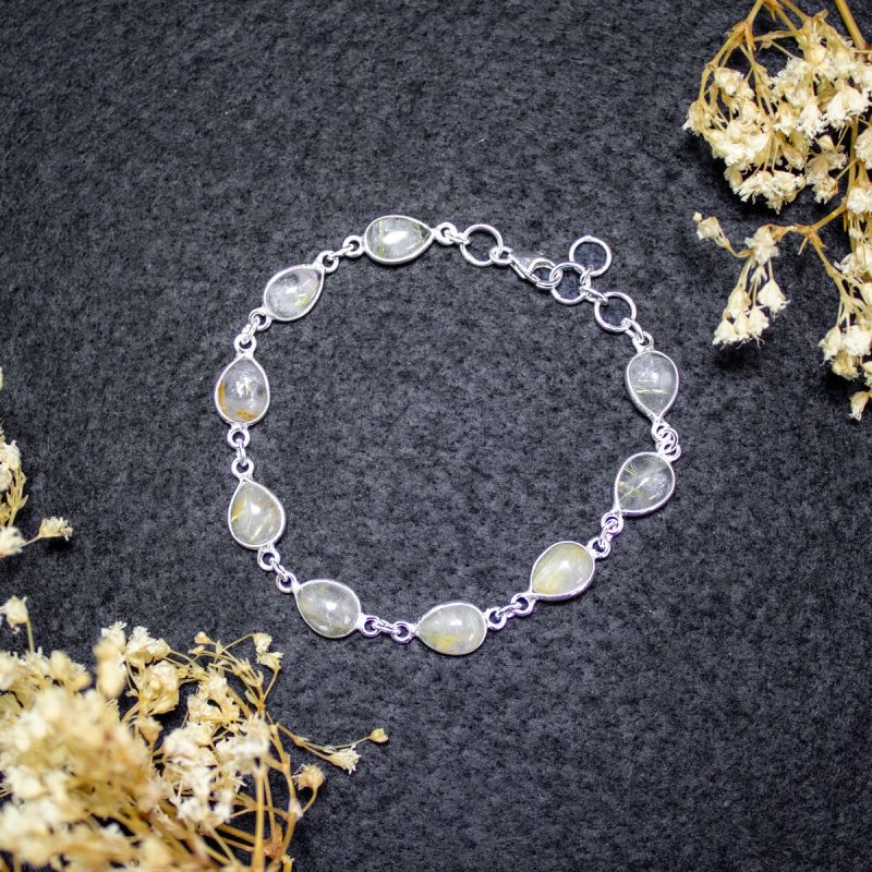 Pulsera Cuarzo Rutilado Pulsera Cuarzo Rutilado
